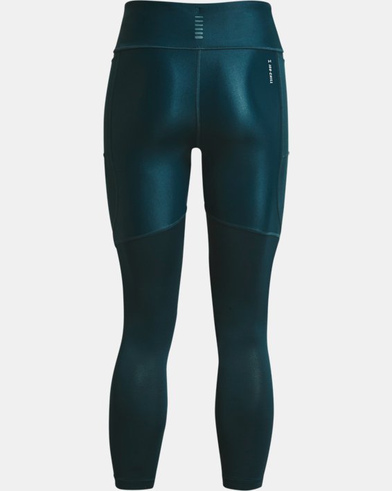 Women's UA Iso-Chill Run 7/8 Tights, Blue, pdpMainDesktop image number 7